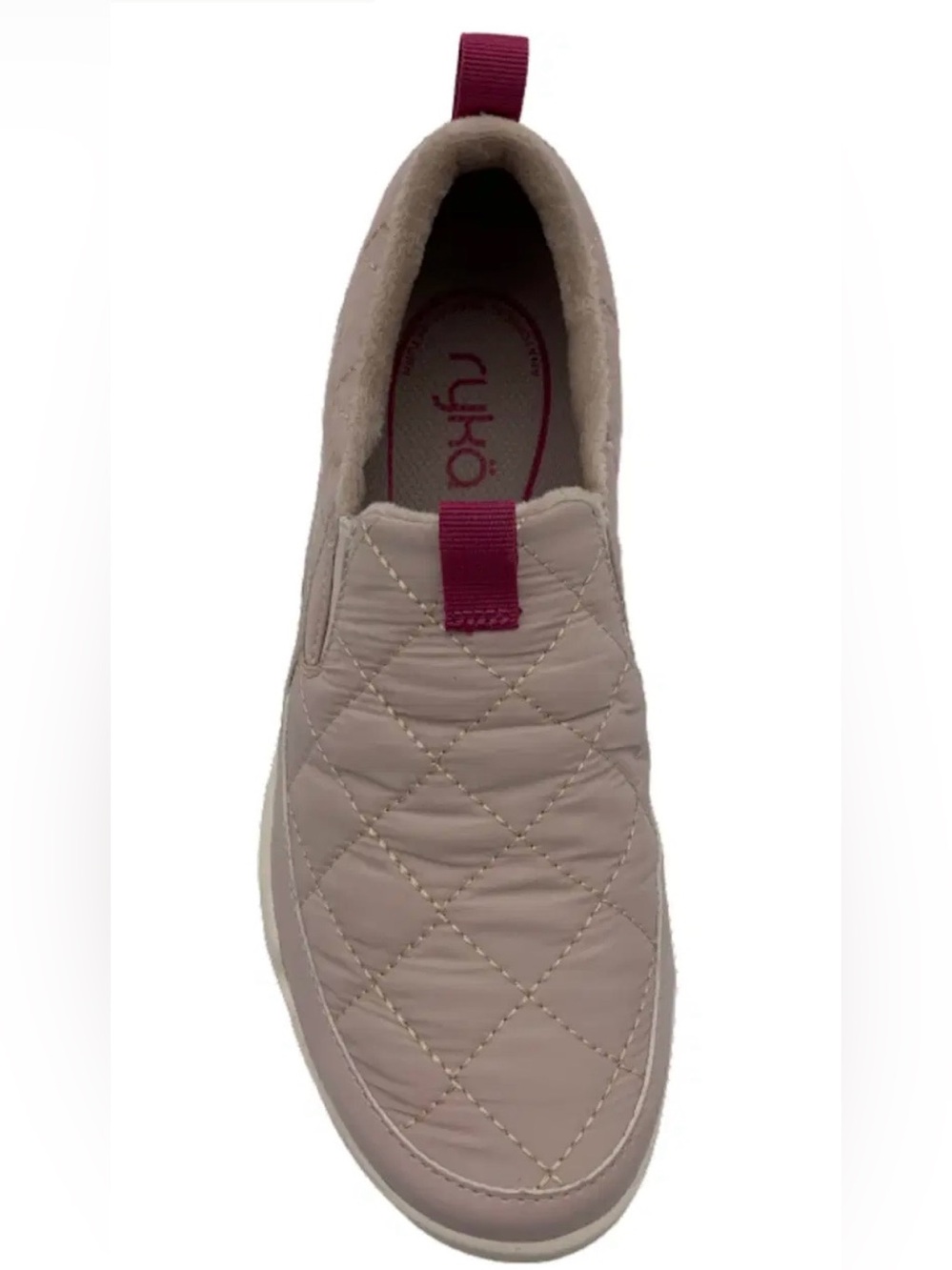 Ryka Water Repellent Quilted Slip-Ons Ava Lilac Taupe Size 9.5 - Picture 8 of 13